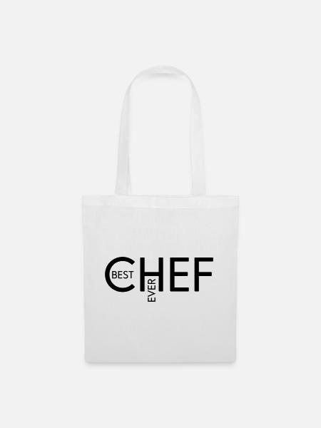 Best Chef ever - Stoffbeutel - Weiß