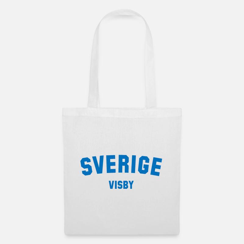 VISBY Sverige Schweden - Stoffbeutel - Weiß