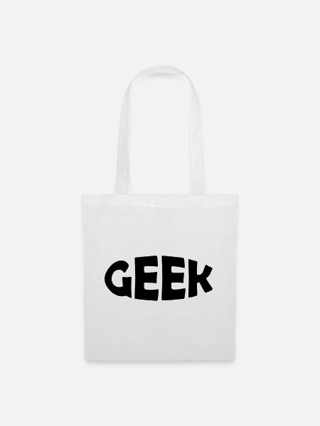 GEEK - Stoffbeutel - Weiß