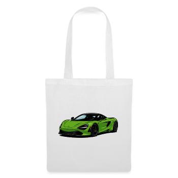 Lime Green Supercar–Illust - Tote Bag - white - Front