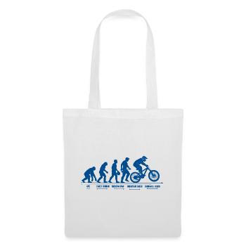 Mountain Bike Evolution Downhill MTB Gift - Tote Bag - white - Front