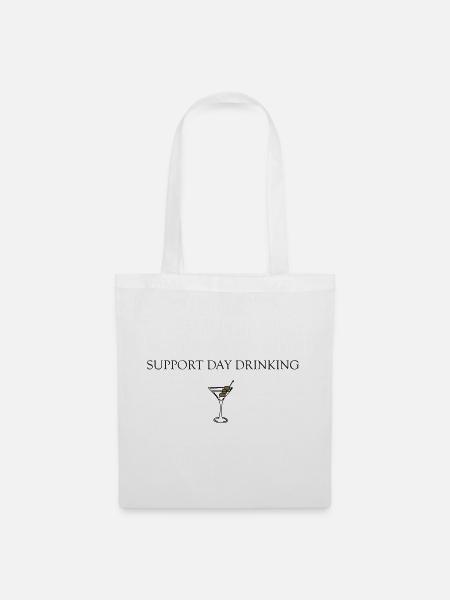 support day drinking - Stoffbeutel - Weiß