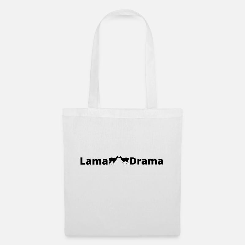 LLama Duo - Lama Drama - Tote Bag - white