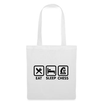 Eat - Sleep - Play chess / Eat, Sleep, chess - Tote Bag - white - Front