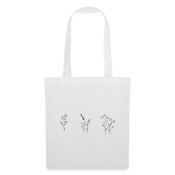 Floral Wildflowers - Stoffbeutel - Weiß - Vorne