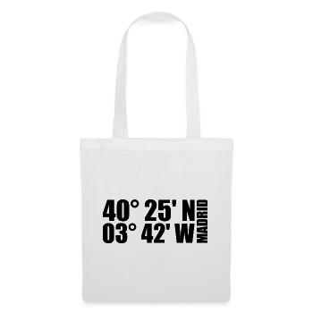 Madrid Coordinates - Tote Bag - white - Front