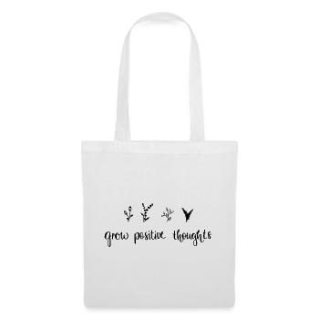 développer des pensées positives - Nature - Sac en tissu - blanc - Devant
