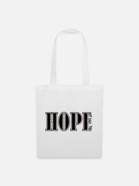 Hope - Stoffbeutel - Weiß