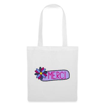 MERCI. MAÎTRESSE. MAÎTRE. MERCI MAÎTRESSE - Sac en tissu - blanc - Devant