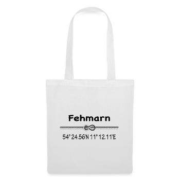 Fehmarn - Stoffbeutel - Weiß - Vorne