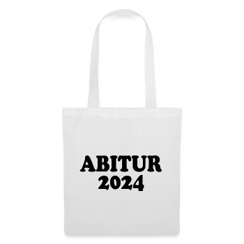Abitur 2024 - Stoffbeutel - Weiß - Vorne