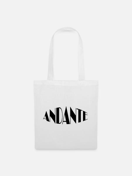 ANDANTE - Stoffbeutel - Weiß