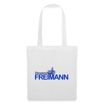 Daumenhoch Freimann Logo - Stoffbeutel - Weiß - Vorne