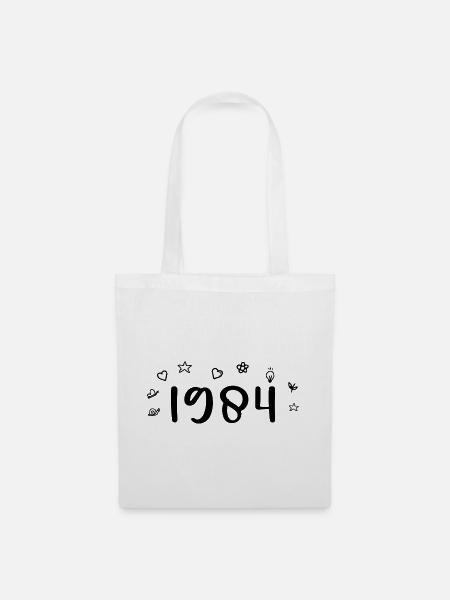 1984 Jubiläum 1984 Retro 1984 - Stoffbeutel - Weiß