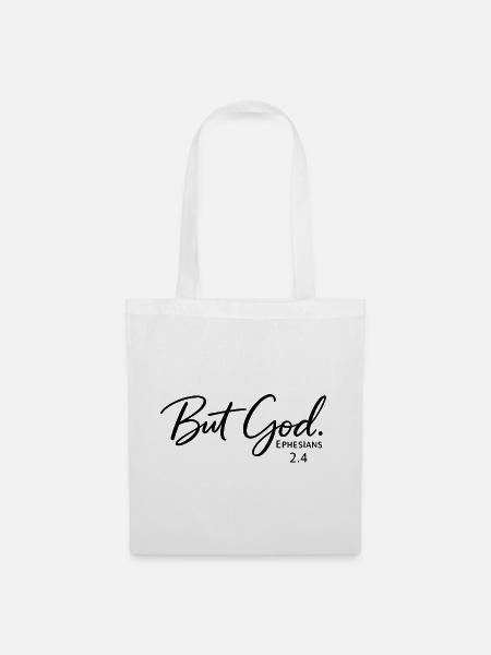 Aber Gott - Stoffbeutel - Weiß