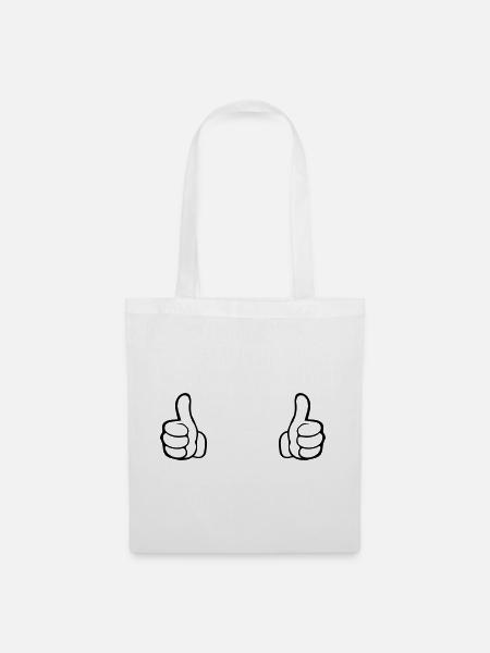 Like Hand - Stoffbeutel - Weiß