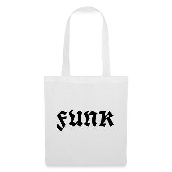 Funk Graffiti logo T-Shirt - Stoffbeutel - Weiß - Vorne