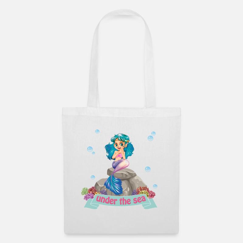 SIRENA SENTADA - Sac en tissu - blanc