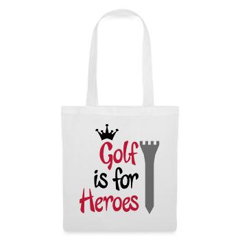 golf - Sac en tissu - blanc - Devant