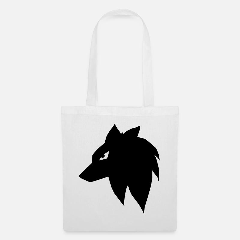 Manga Wolf - Tote Bag - white