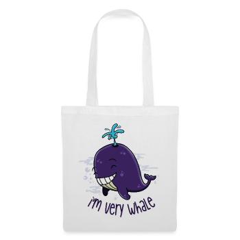 I'm very whale - Tote Bag - white - Front