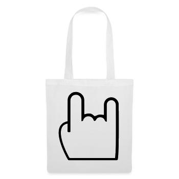 Rocker symbol - Tote Bag - white - Front