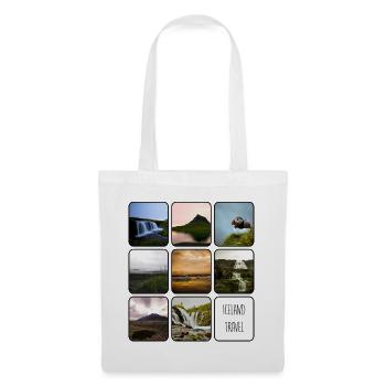Iceland Travel - Stoffbeutel - Weiß - Vorne