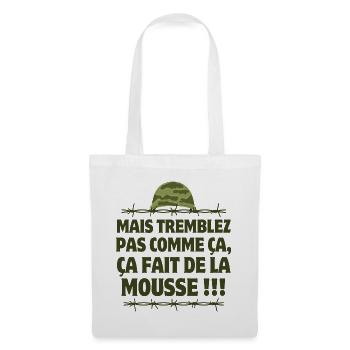 film culte, septième compagnie,7ème compagnie - Sac en tissu - blanc - Devant