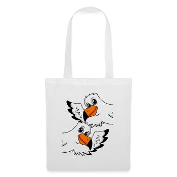 Seagull Greeting Welcome - Tote Bag - white - Front