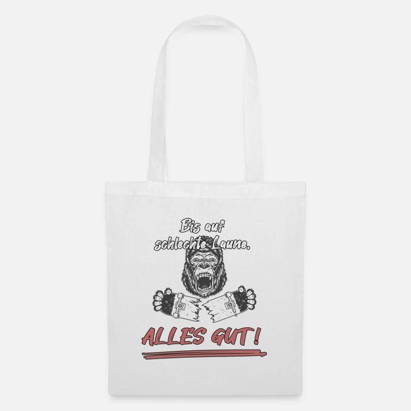 Bis auf schlechte Laune... Alles Gut! - Stoffbeutel - Weiß