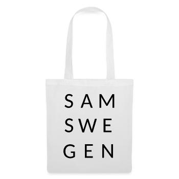 samswegen TRANSPARENTTOP sw o nav - Stoffbeutel - Weiß - Vorne