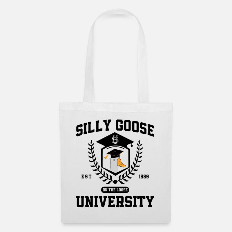 Silly Goose University Silly Goose University Meme - Stoffbeutel - Weiß