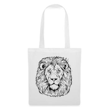 Lion Portrait - Tote Bag - white - Front