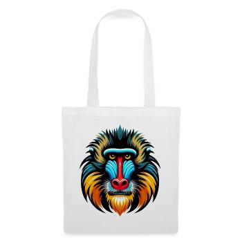 Mandrill monkey - Tote Bag - white - Front