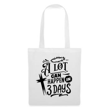 A Lot Can Happen in 3 Days Easter - Tote Bag - white - Front