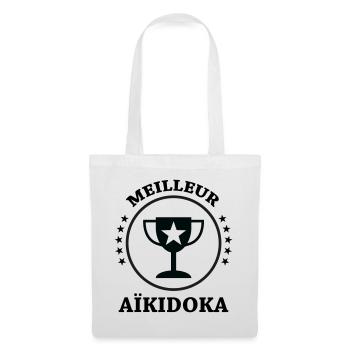 Bestes Aikido – Aikido - Stoffbeutel - Weiß - Vorne