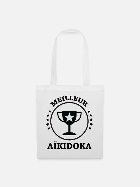Bestes Aikido – Aikido - Stoffbeutel - Weiß