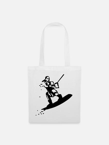 Wakeboarding - Stoffbeutel - Weiß