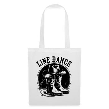 Line Dance Kids Cowboy - Tote Bag - white - Front