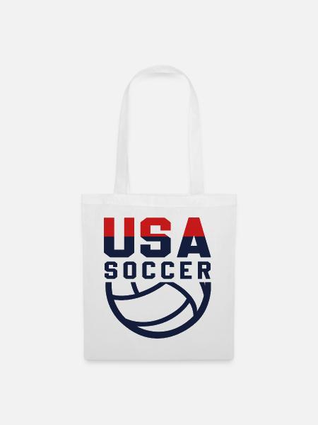 USA Soccer - Stoffbeutel - Weiß
