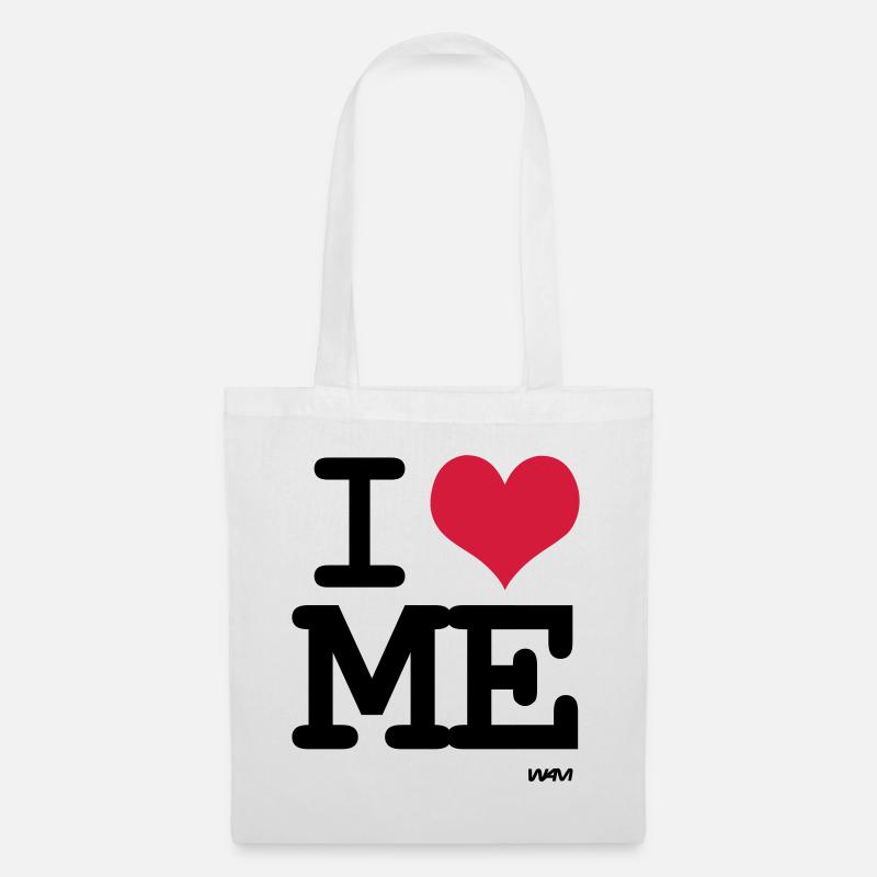 i love me by wam - Stoffbeutel - Weiß