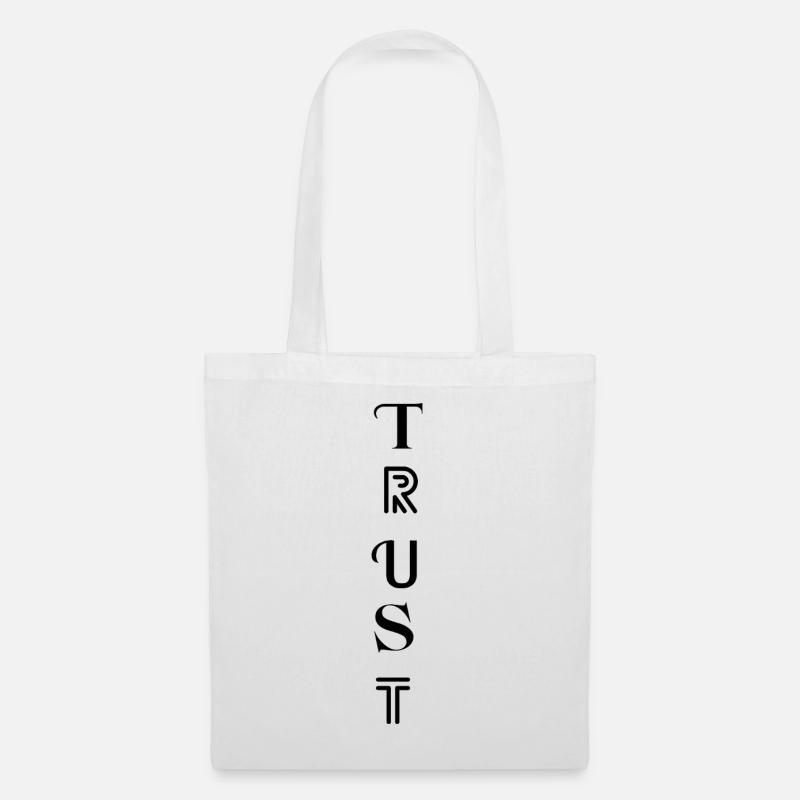 TRUST – Trust your path - Tote Bag - white