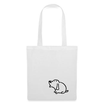 Un petit chien - Sac en tissu - blanc - Devant