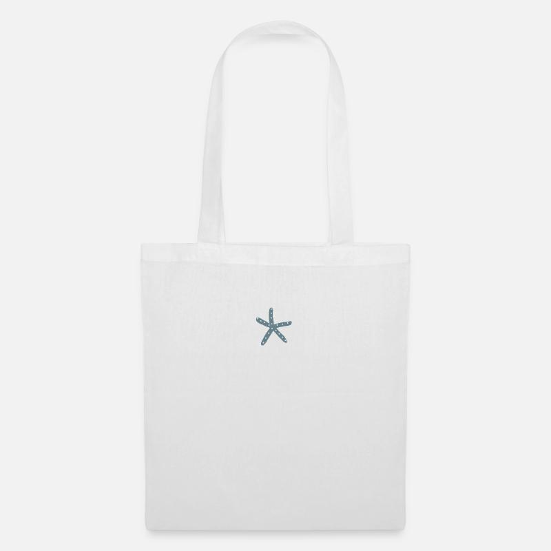 Seestern 7,meeresleben,Design,Geschenk,cool,chic, - Stoffbeutel - Weiß