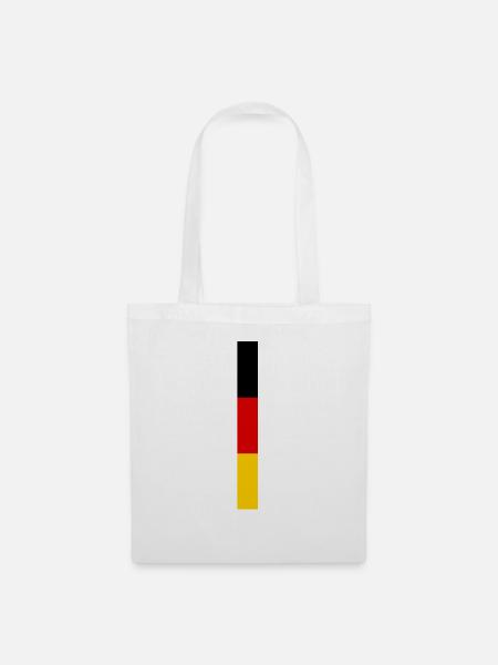 Deutschland Flagge - Stoffbeutel - Weiß