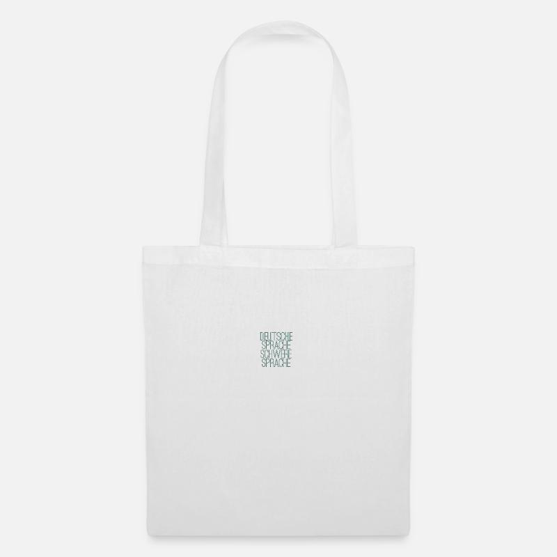 German Language Difficult Language - Tote Bag - white