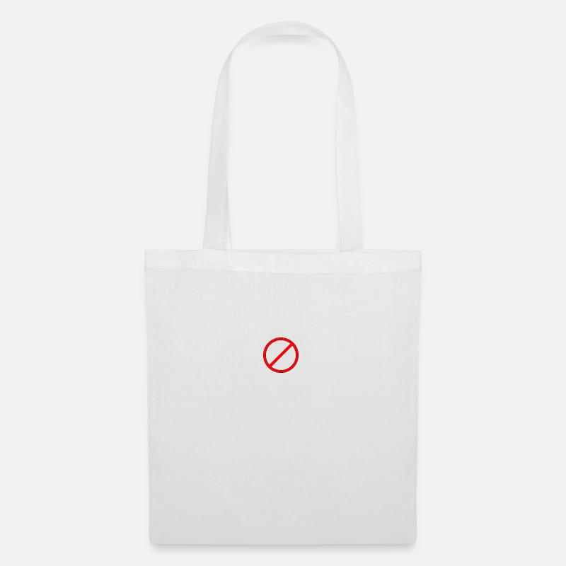 verboten 🚫 - Stoffbeutel - Weiß