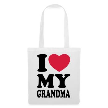 I love my grandma - Tote Bag - white - Front