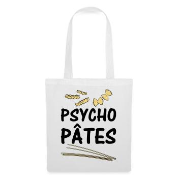 Psycho Pâtes - Sac en tissu - blanc - Devant