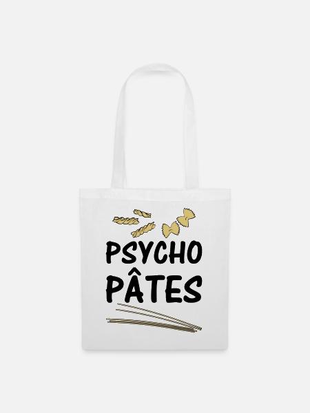 Psycho Pâtes - Sac en tissu - blanc